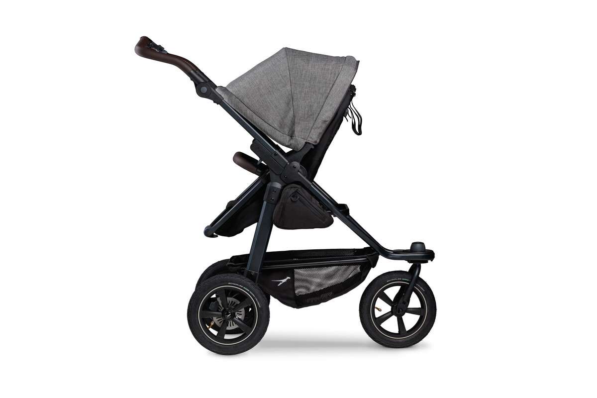 tfk mono2 - Kombi Kinderwagen mit Luftkammerrad-Set premium grau tfk mono2 - Kombi Kinderwagen mit Luftkammerrad-Set premium grau