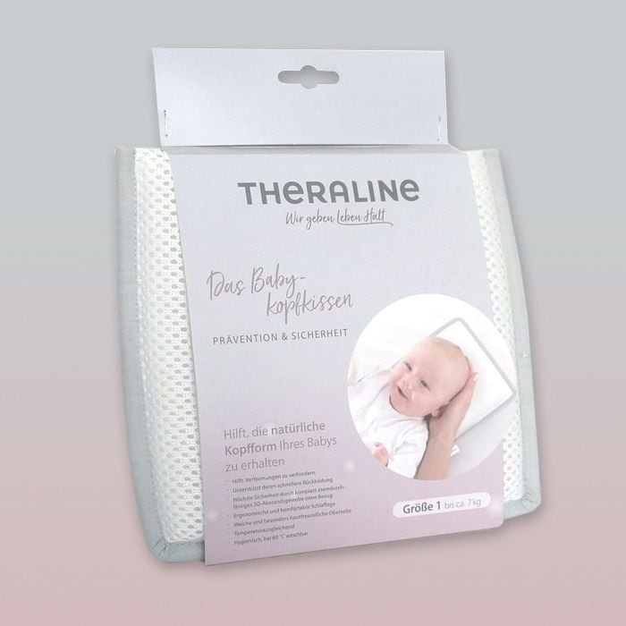 Theraline Das Theraline Babykopfkissen weiß Größe 2