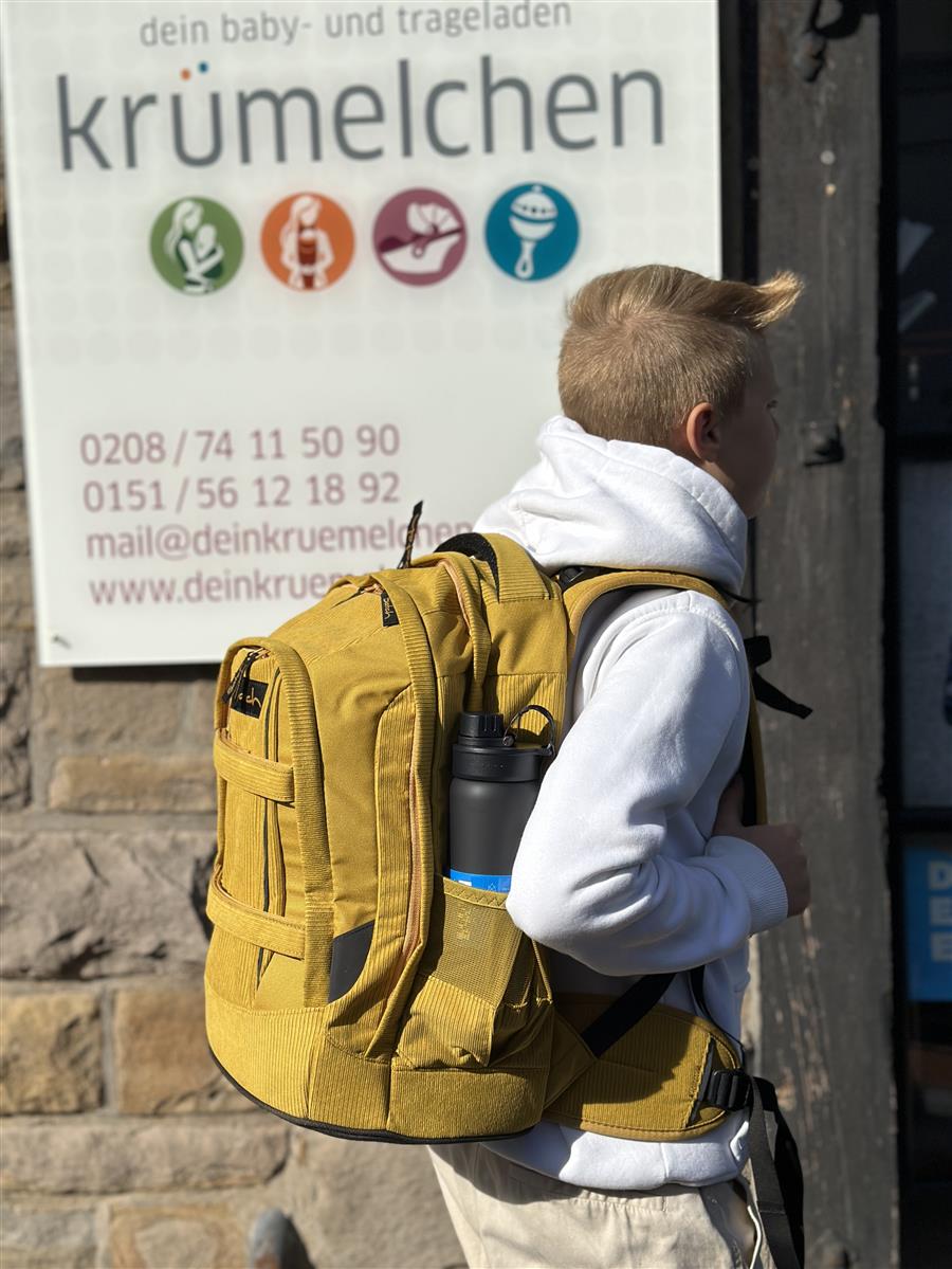 satch Pack Schulrucksack Retro Honey SET