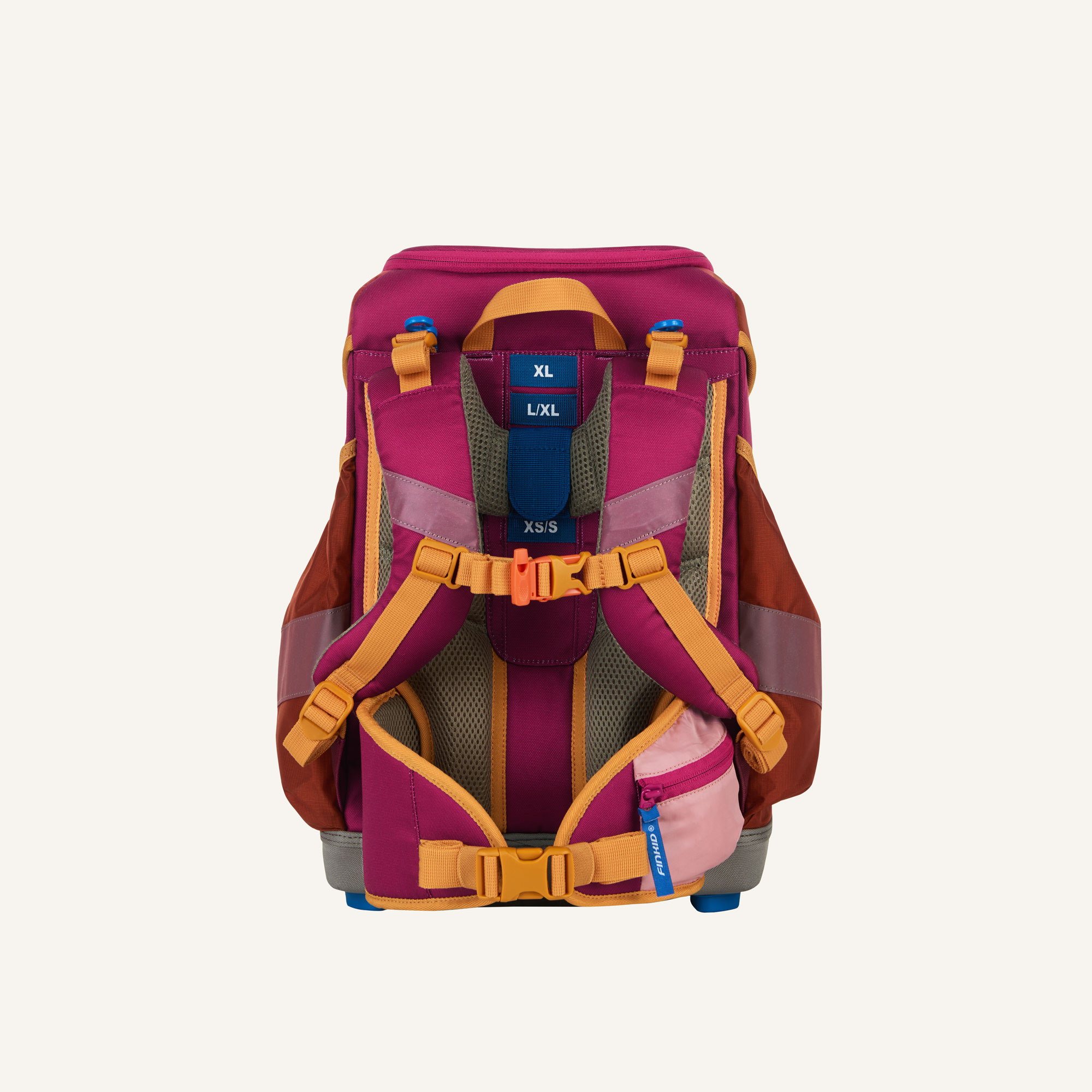 Finkid BUDDY EKO SPORT Schulranzen Set berry mix