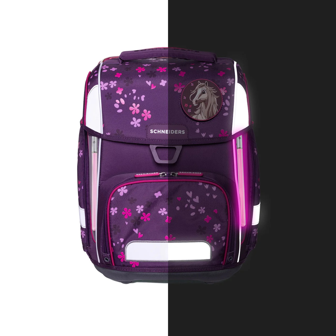 Schneiders Ergolite Schulranzen-Set 9-tlg. Berry Blossom