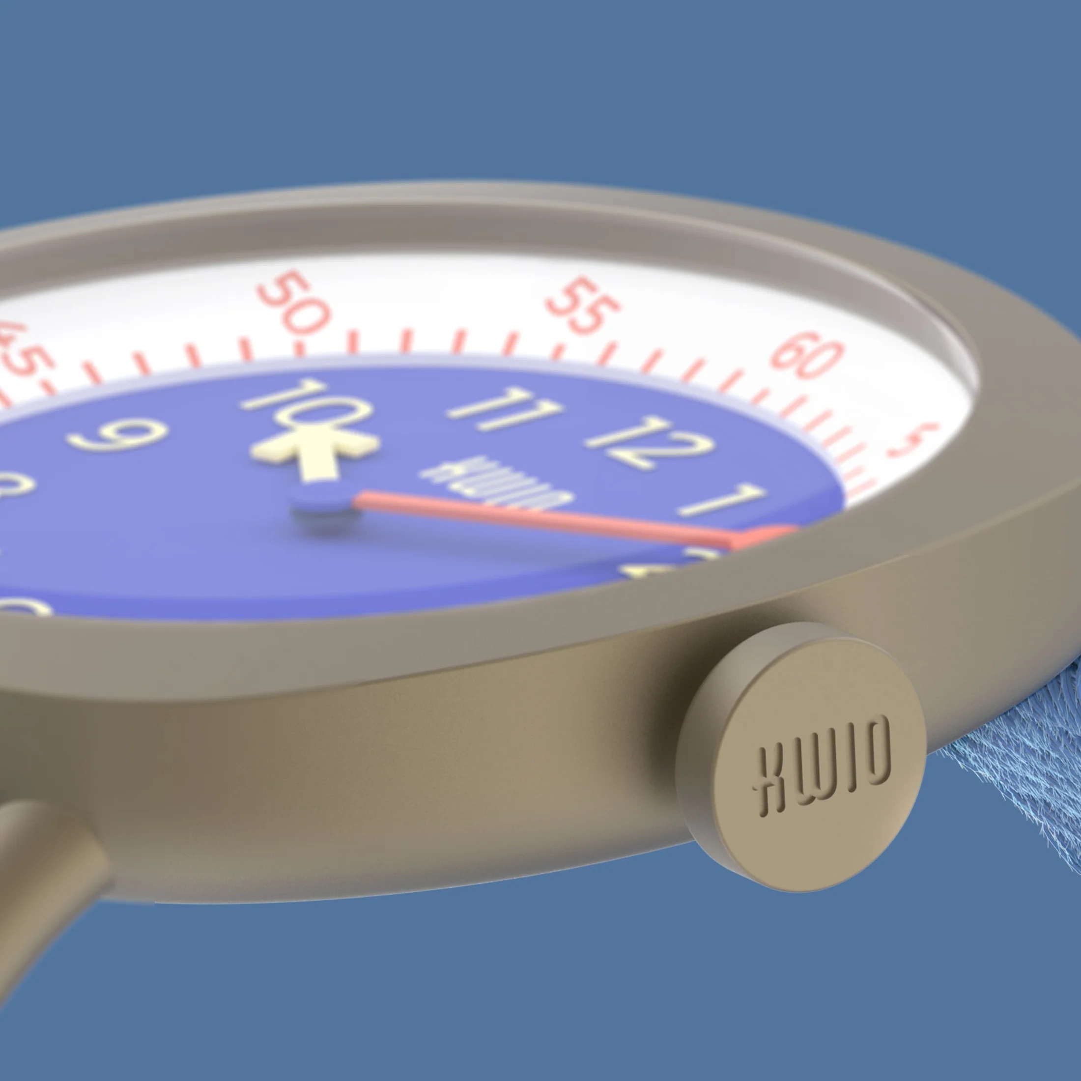 KWIO Tikk Armbanduhr für Kinder Nova Champagner/Blau