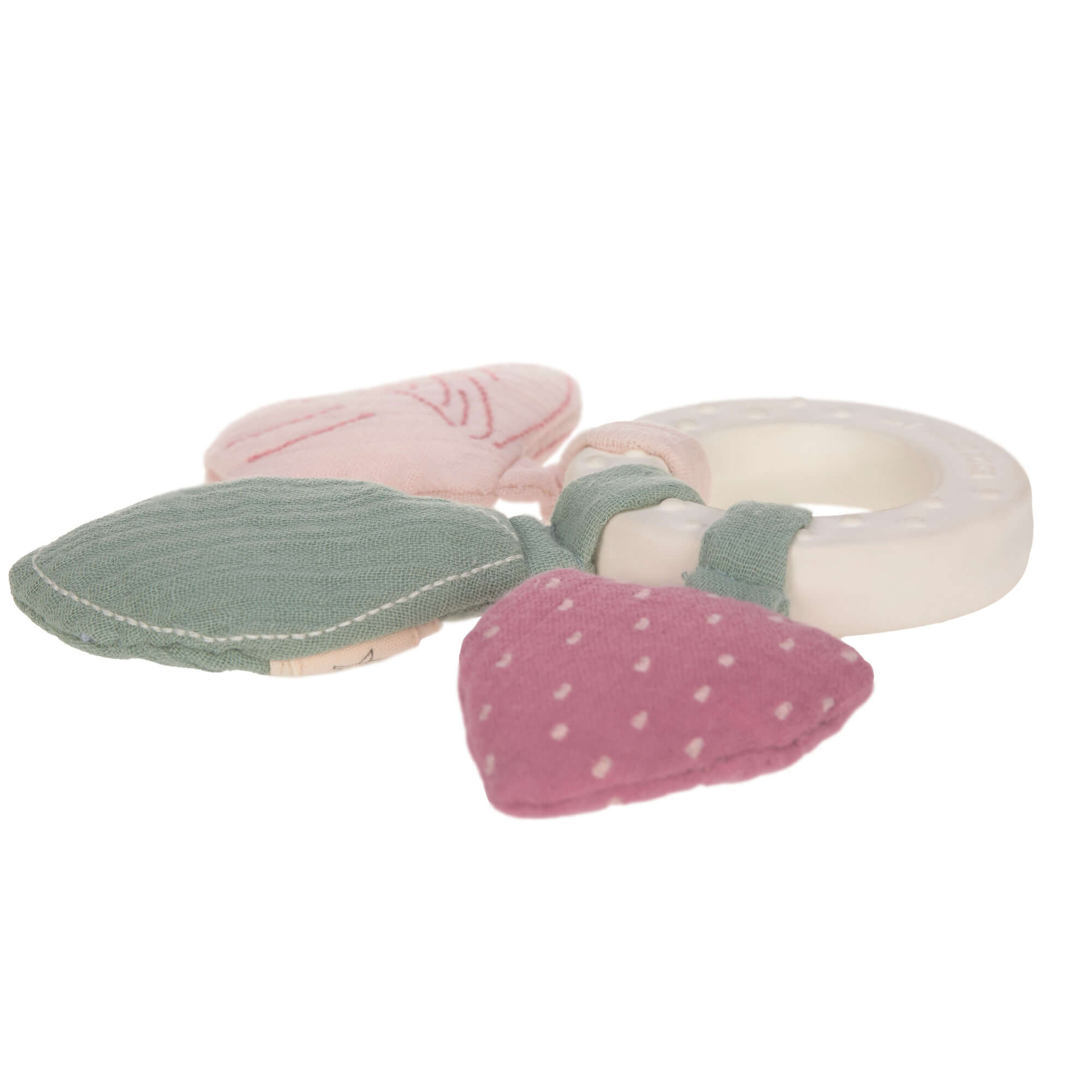 Lässig Teether "Ring" Natural Rubber Butterfly