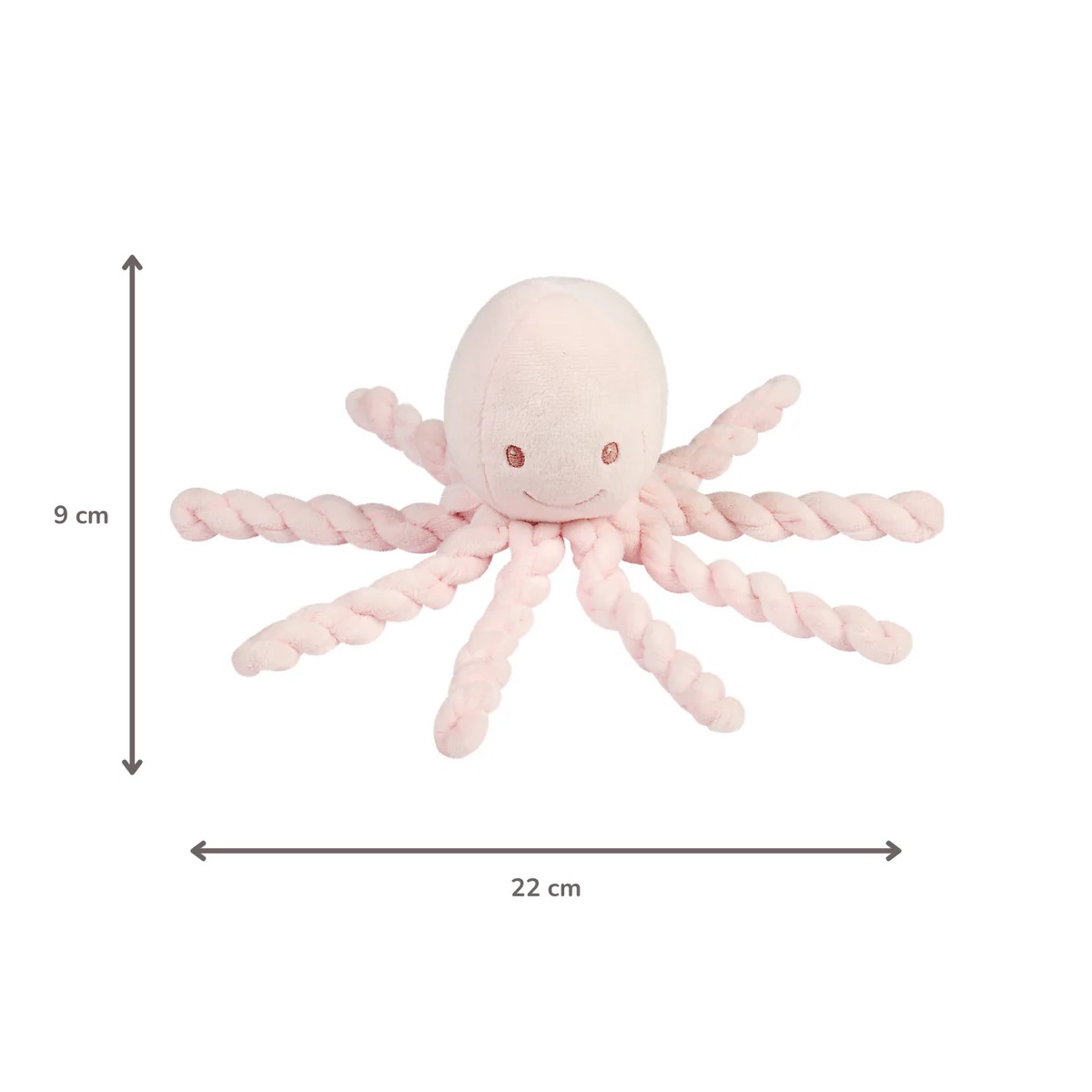 Nattou Kuscheltier Oktopus Rosa Nattou Kuscheltier Oktopus Pastellrosa