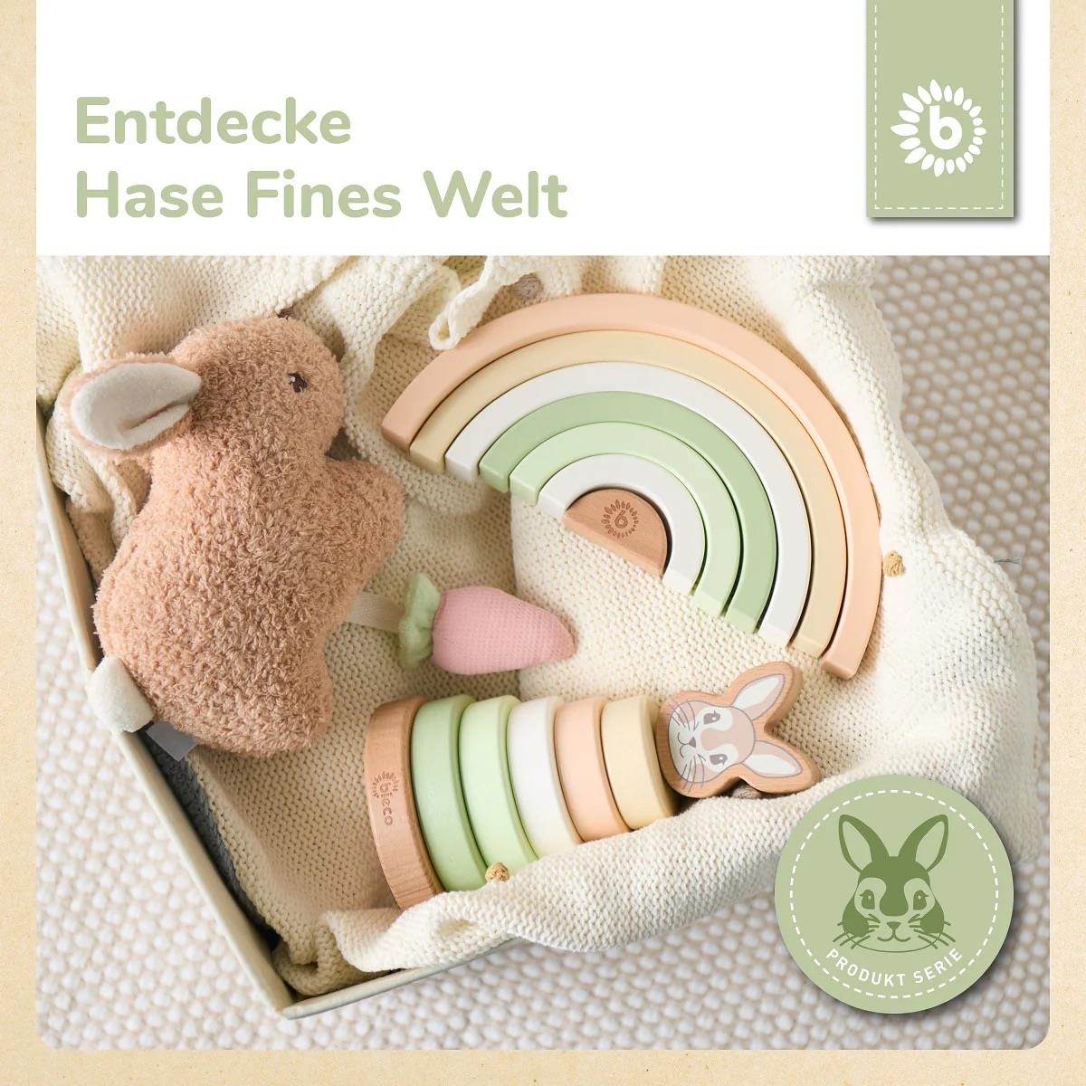 bieco Spielwaren Regenbogen Hase Fine