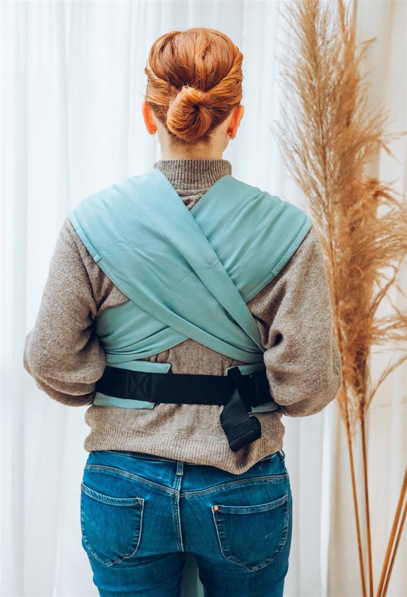 LELIBA Tai Babytrage mit Polster Leaf Kalliat