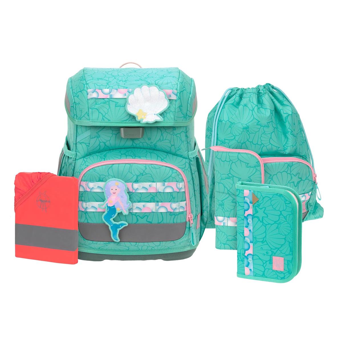 Lässig Schulranzen-Set Unique Light 2026 Seashell Turquoise
