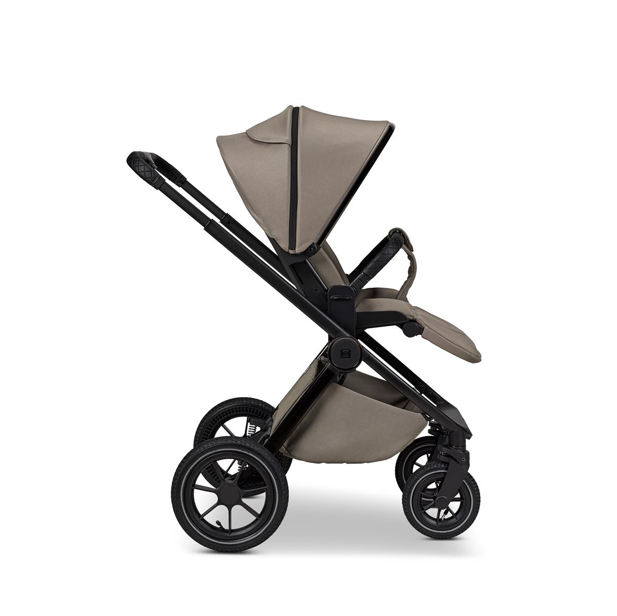 Moon PIÙ Kinderwagen SET mud / matt