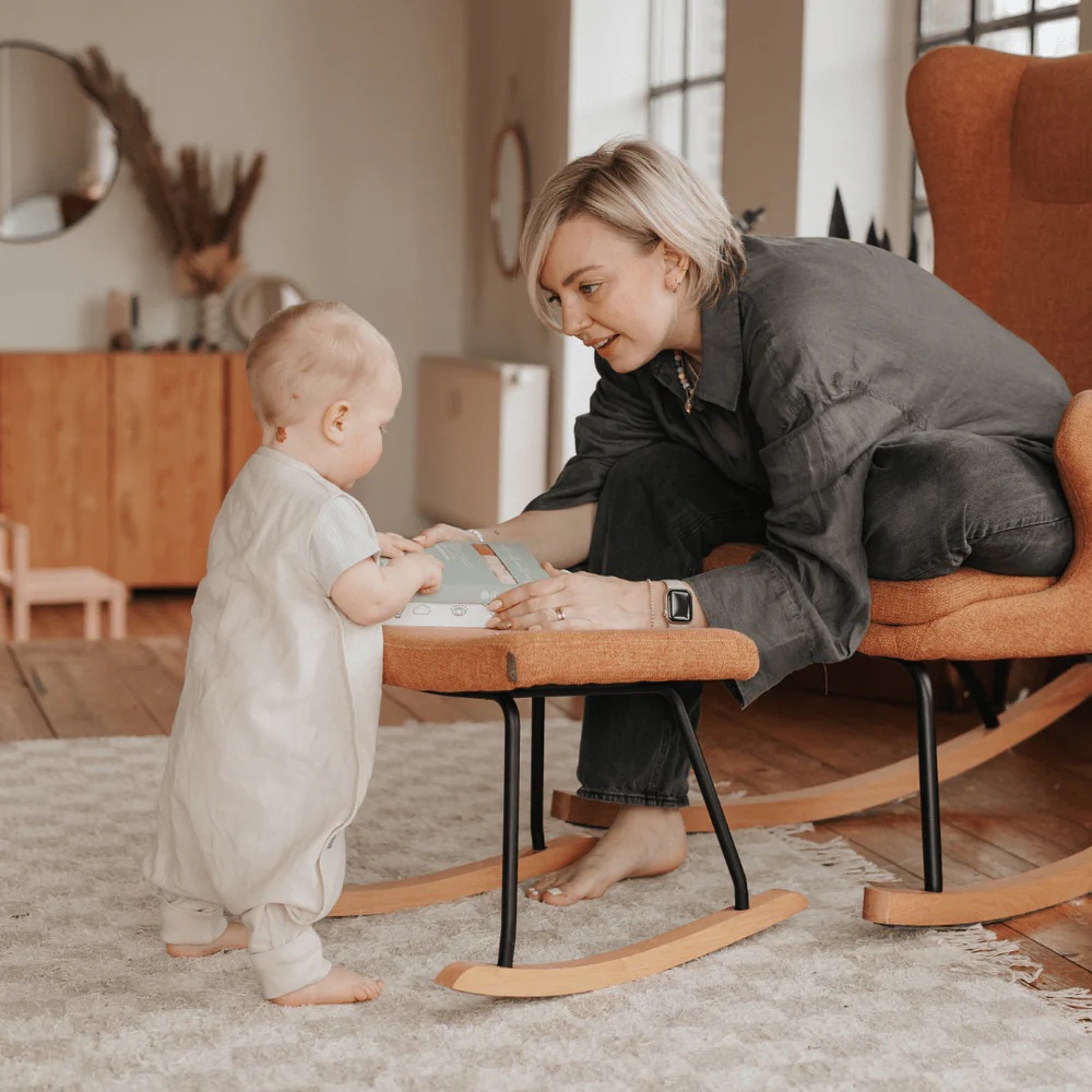 Emma & Noah Leinen Schlafsack mit Füßen 0.5 TOG 90cm Essential Beige