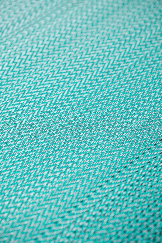 Lenny Lamb Onbuhimo PRO LITTLE HERRINGBONE OMBRE GREEN