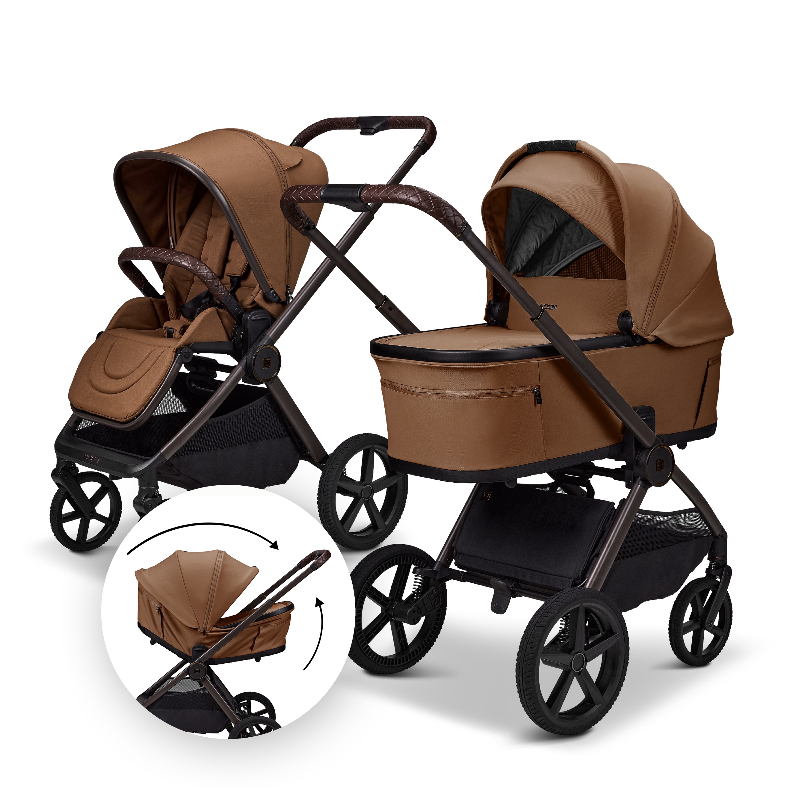 Moon GIO 2.0 Fold Kinderwagen-Set cognac Moon GIO 2.0 Fold Kinderwagen-Set cognac