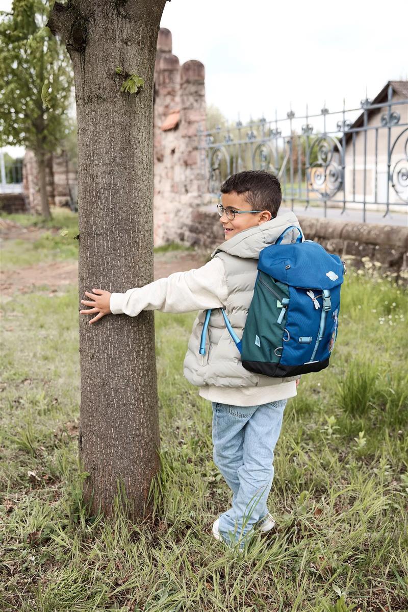 WANDERRUCKSACK KINDER 14 L - UNIQUE_Blau_3.jpg Lässig Wanderrucksack Kinder 14 L - Unique Blau Grün