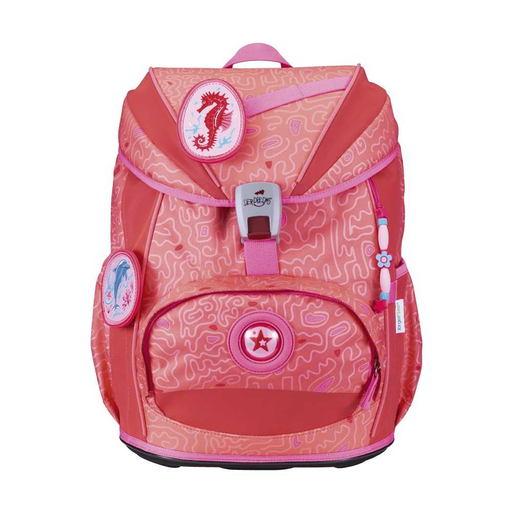 Der Die Das Schulranzen-Set Ergoflex 2025/2026 5 tlg. Superflash Coral Reef Der Die Das Schulranzen-Set Ergoflex 2025/2026 5 tlg. Superflash Coral Reef