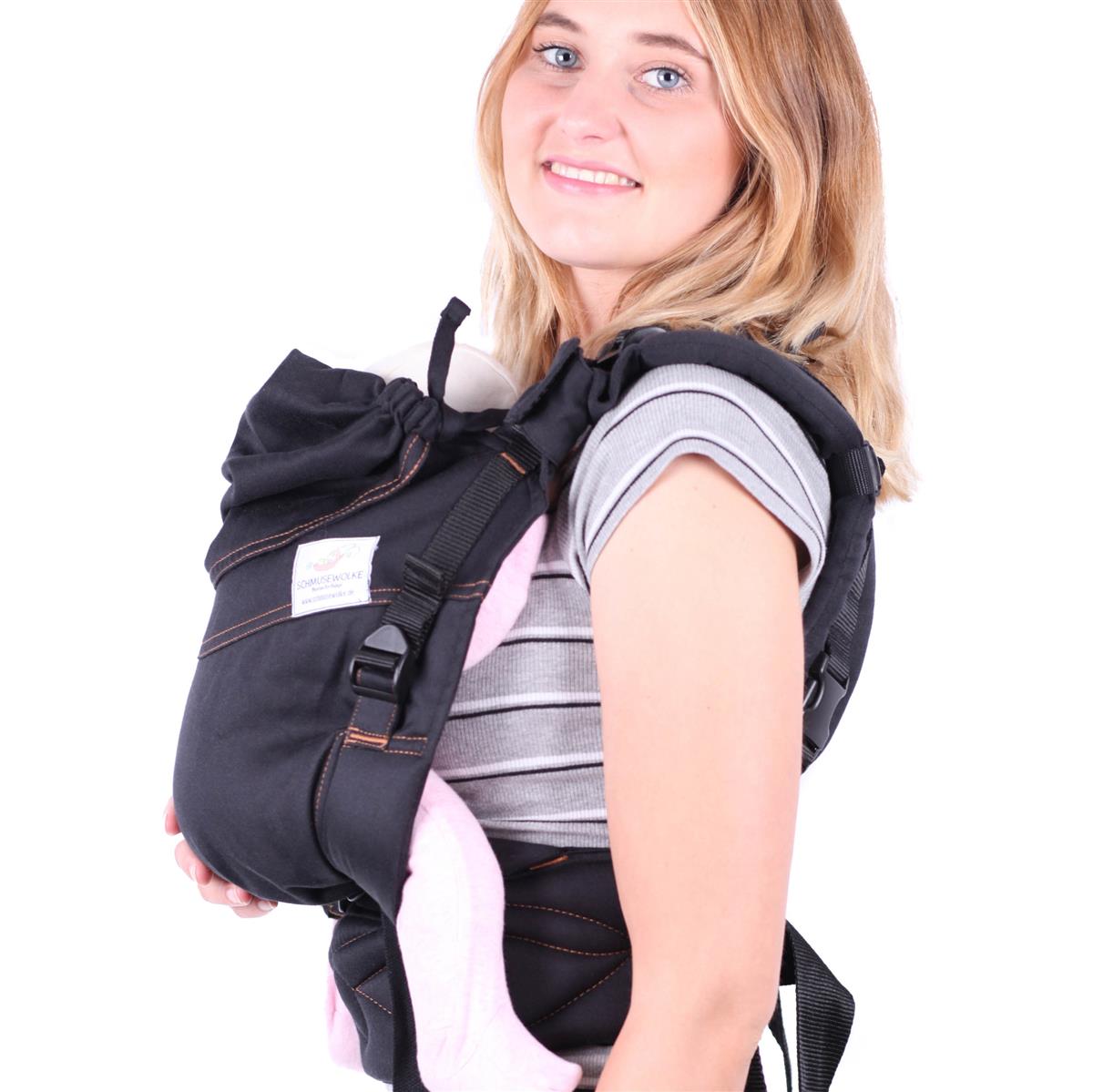 Schmusewolke FirstEdition Fullbuckle Urban Black (56 - 80 cm/ 15 Kilo)