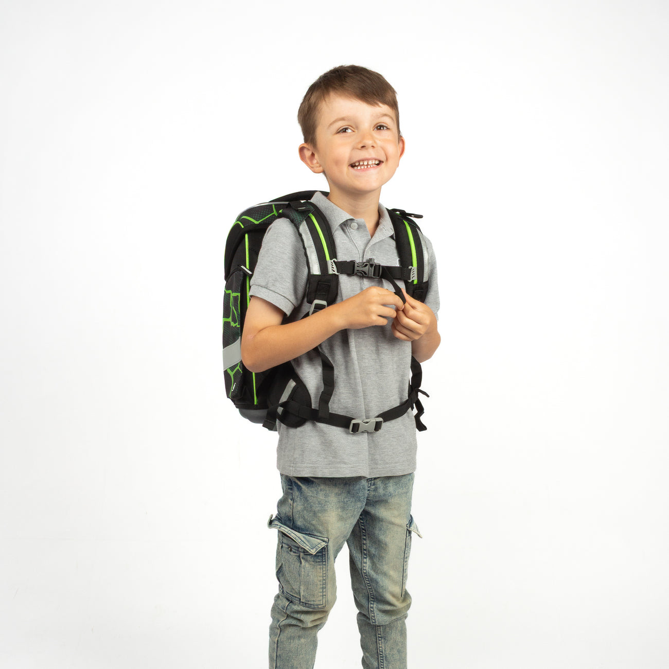 Schneiders Ergolite Schulranzen-Set 9-tlg. Crash