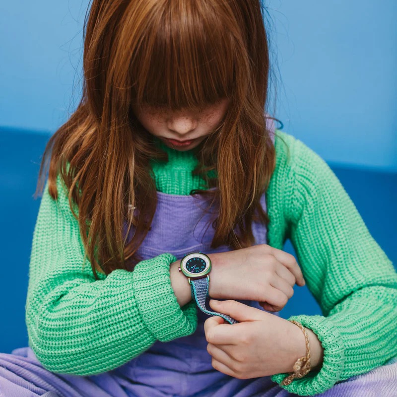 KWIO Tikk Armbanduhr für Kinder Limited Edition Rainbow