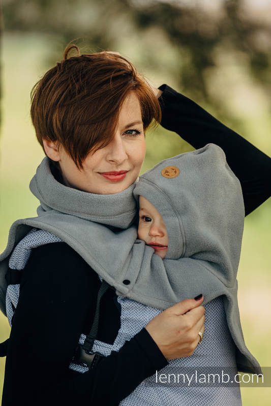 LennyLamb Trageschal für zwei Grey (fleece)