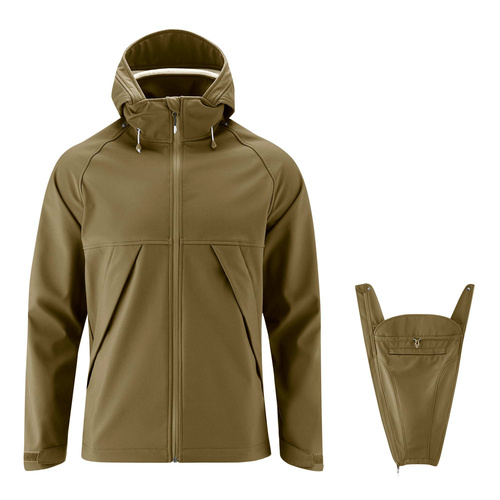 mamalila Softshell-Tragejacke für Männer Allrounder khaki S