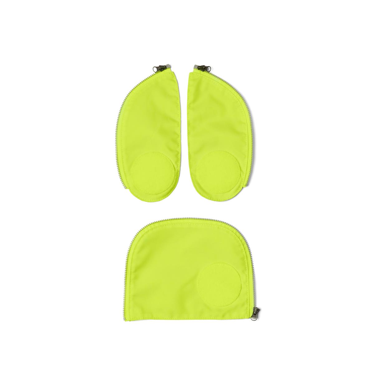 ergobag Fluo LED Zip Set Seitentaschen Gelb ergobag Fluo LED Zip Set Seitentaschen Gelb