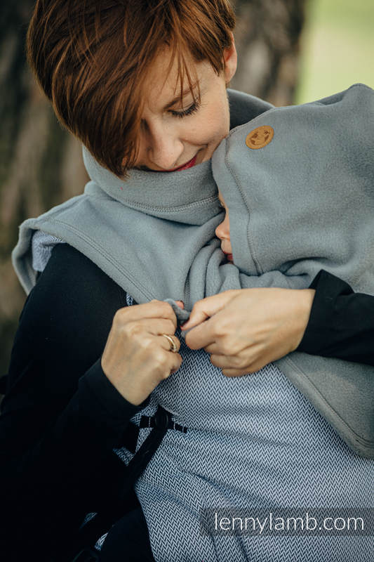 LennyLamb Trageschal für zwei Grey (fleece)