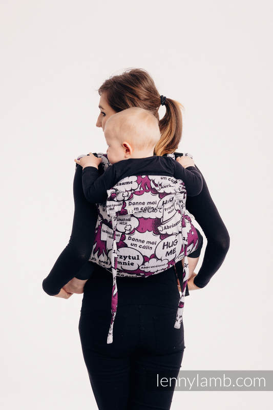 Lenny Lamb Onbuhimo Standard Comic Hug ME Pink Lenny Lamb Onbuhimo Standard Comic Hug ME Pink