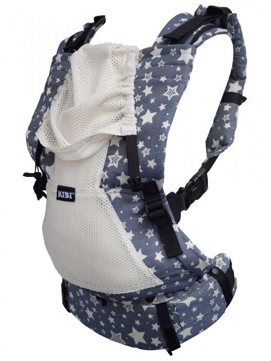 KiBi Tragehilfe EVO Air Full-Buckle Night Stars inverse