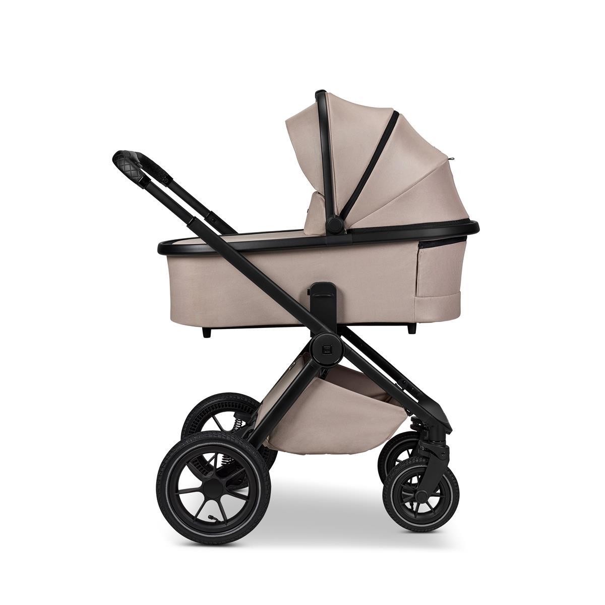 Moon GIO+ Kinderwagen-Set sand / matt Moon PIÙ Kinderwagen SET sand / chrome