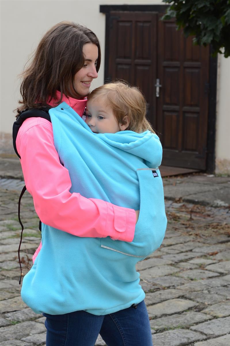 KiBi Fleece Tragecover Aqua