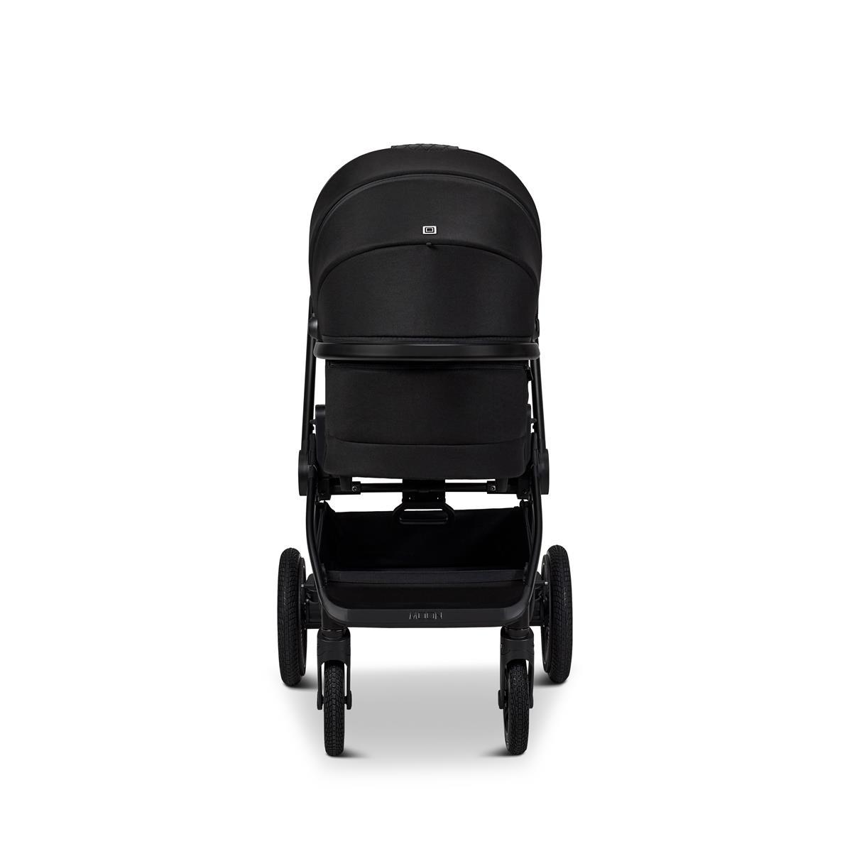 Moon PIÙ Kinderwagen SET onyx / chrome