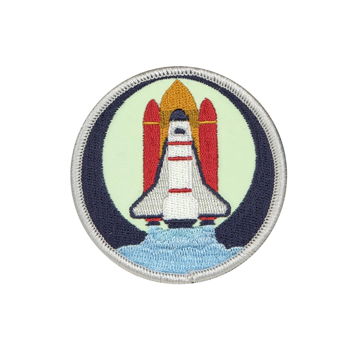 Lässig Anhänger & Patches 3er Set Space Rakete