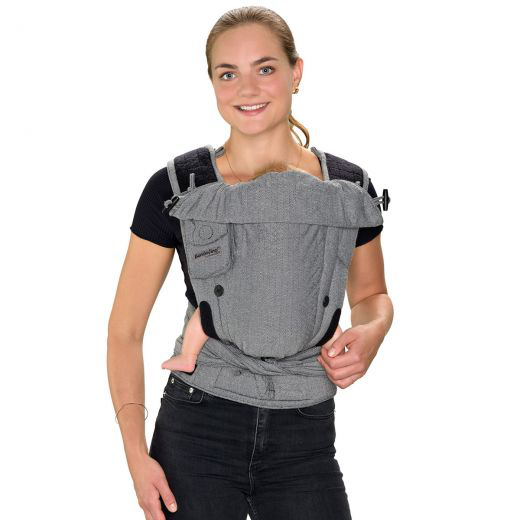 Hoppediz Tragehilfe BONDOLINO® Plus London schwarz-weiß