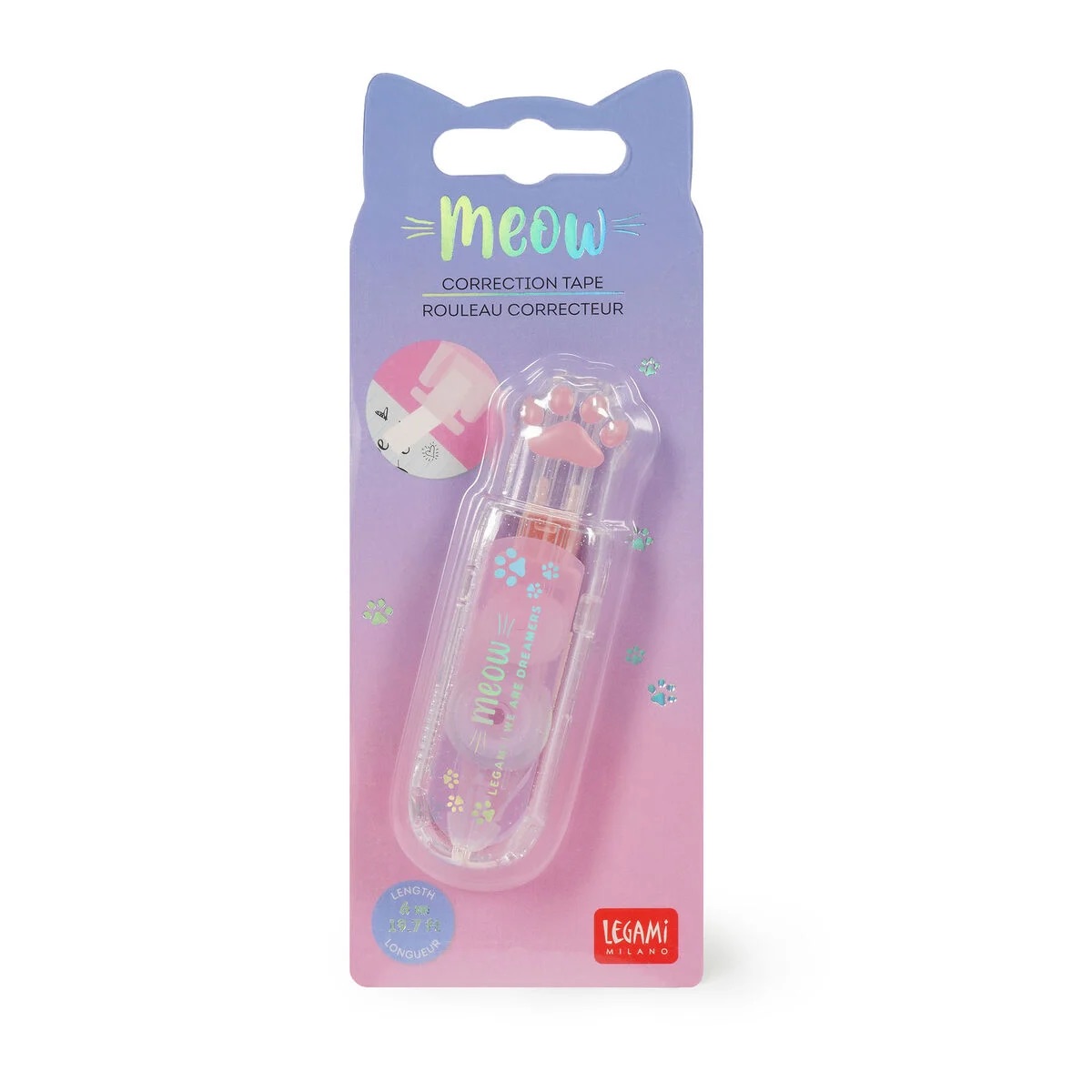 Legami Klebe- und Korrektur-Roller Meow Legami Klebe- und Korrektur-Roller Meow