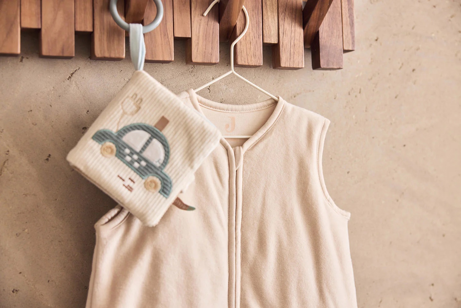 Jollein Baby Schlafsack Ärmellos - Velvet Oatmeal