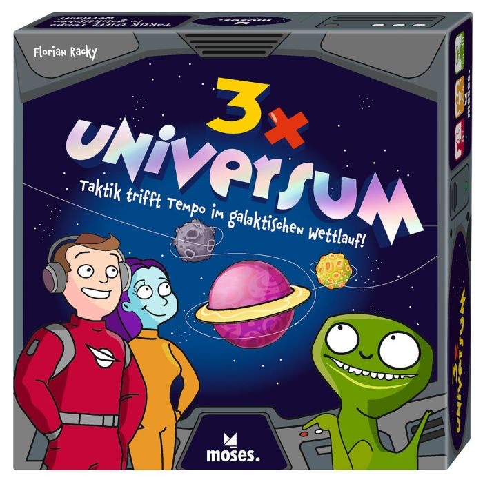 moses 3 x Universum Strategisches Familienspiel