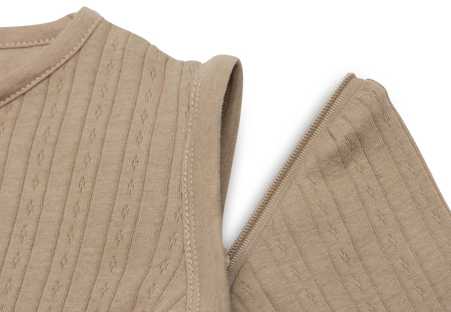 Jollein Schlafsack Newborn mit abnehmbaren Ärmeln Ajour 60 cm Biscuit Jollein Schlafsack Newborn mit abnehmbaren Ärmeln Ajour 60 cm Biscuit