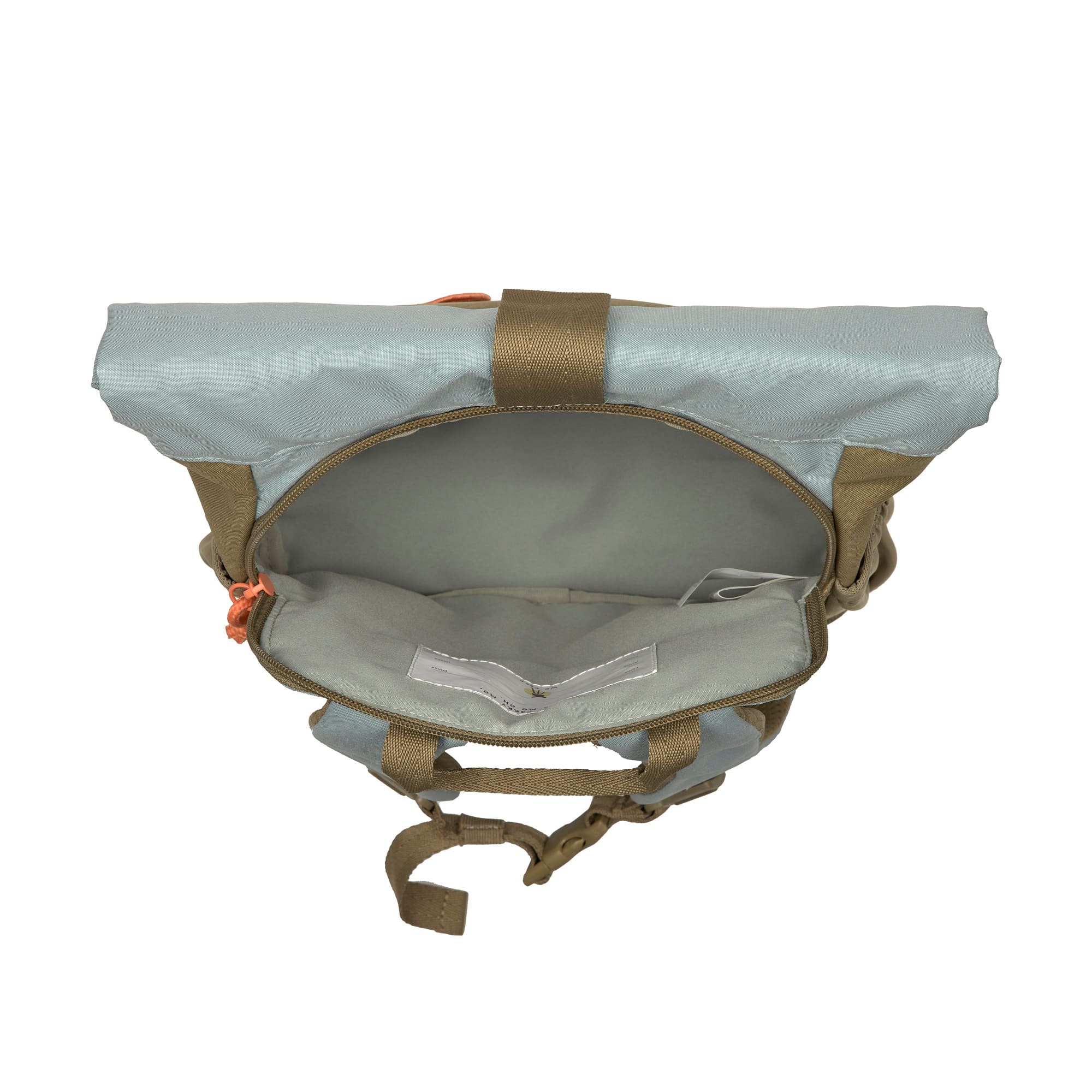 Lässig Kindergartenrucksack Rolltop Nature- Oliv