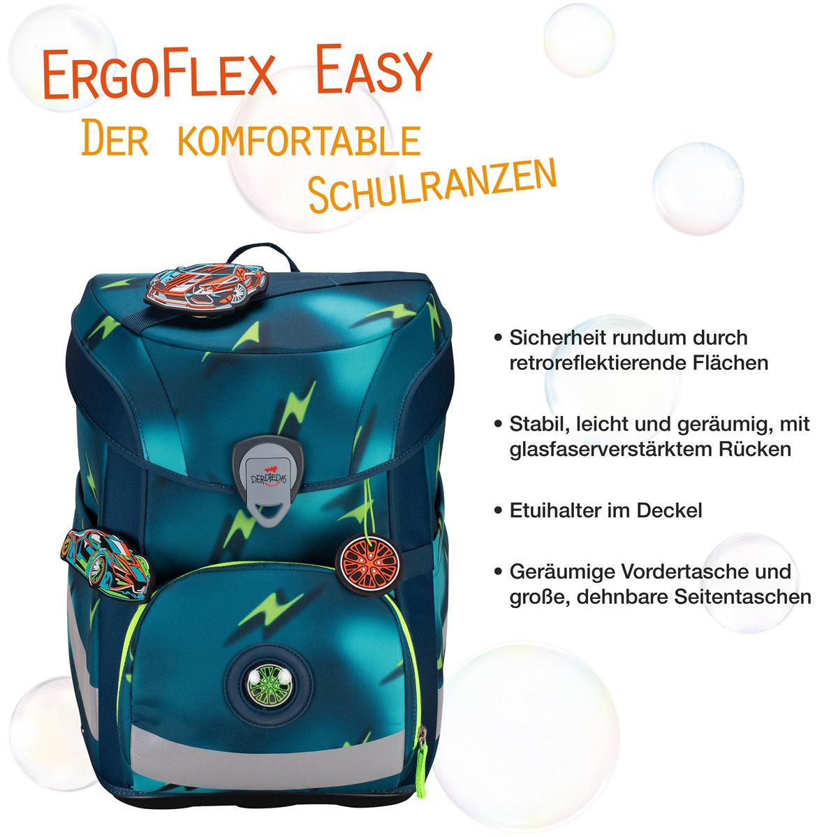 Der Die Das Schulranzen-Set Ergoflex Easy 2025 tlg. Magic Light Der Die Das Schulranzen-Set Ergoflex Easy 2025 tlg. Magic Light