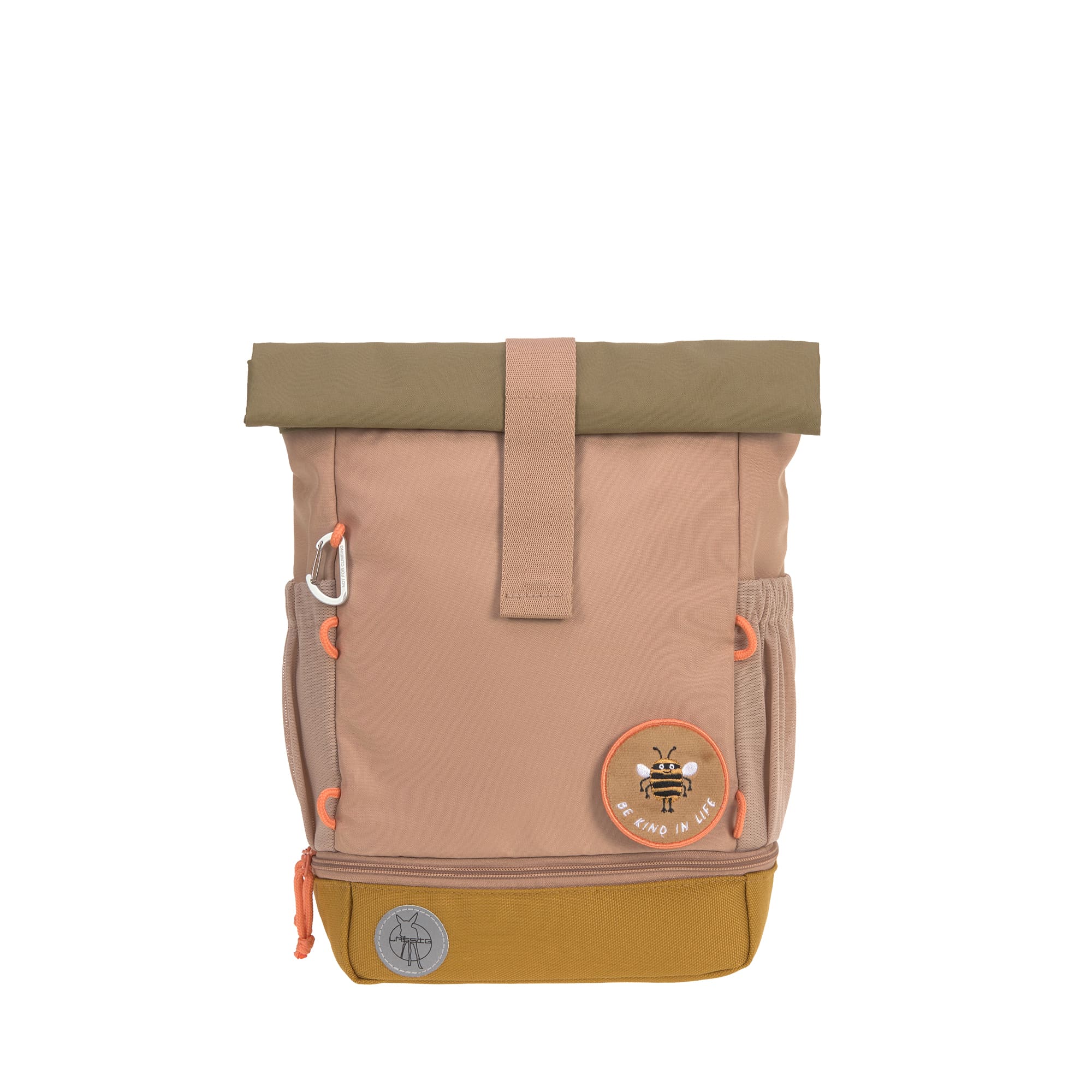 Lässig Kindergartenrucksack Rolltop Nature- Braun