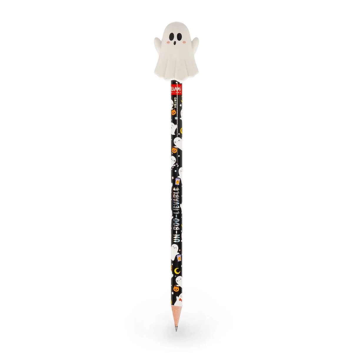 Legami HALLOWEEN 2025 BLEISTIFT MIT RADIERGUMMI - GHOST