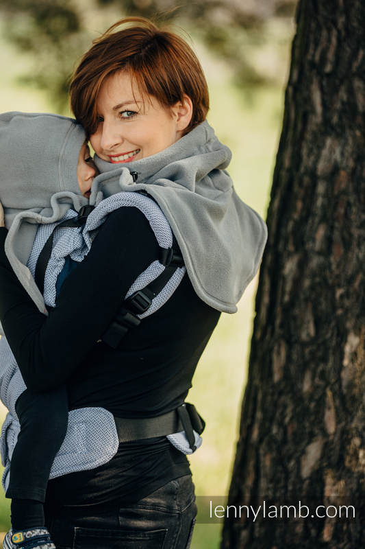LennyLamb Trageschal für zwei Grey (fleece)