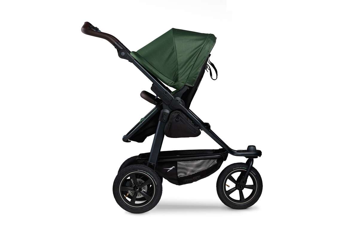 tfk mono2 - Kombi Kinderwagen mit Luftkammerrad-Set olive