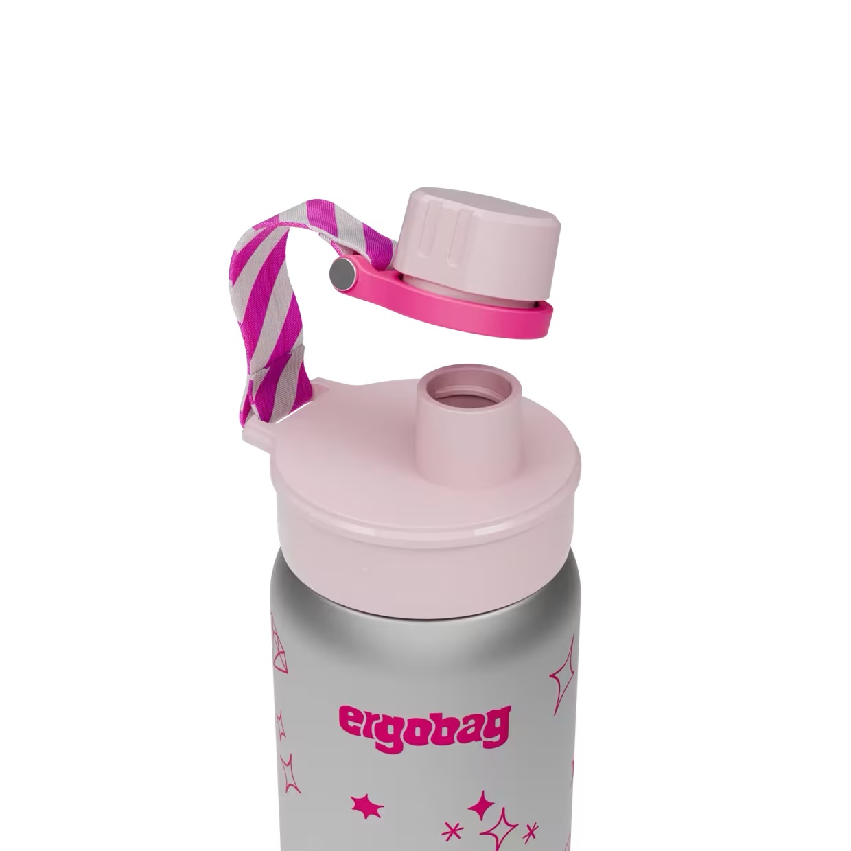 ergobag Trinkflasche Edelstahl Glitzer