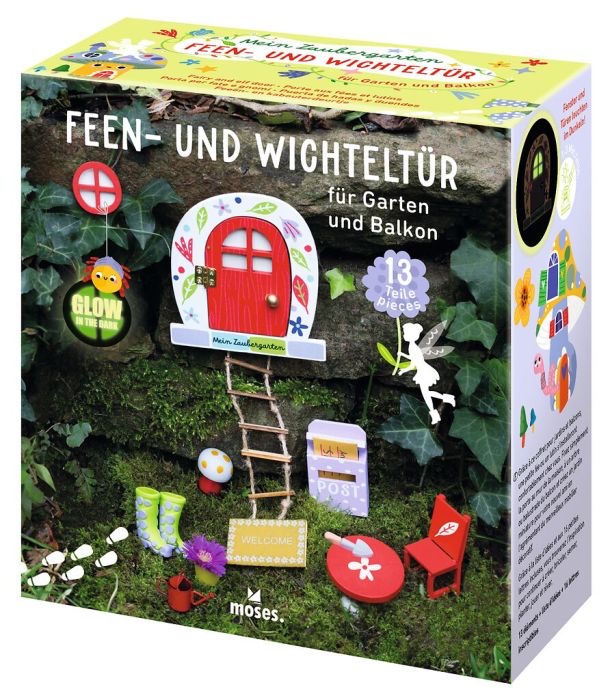 moses Mein Zaubergarten Feen- und Wichteltür Gartendeko und -utensilien