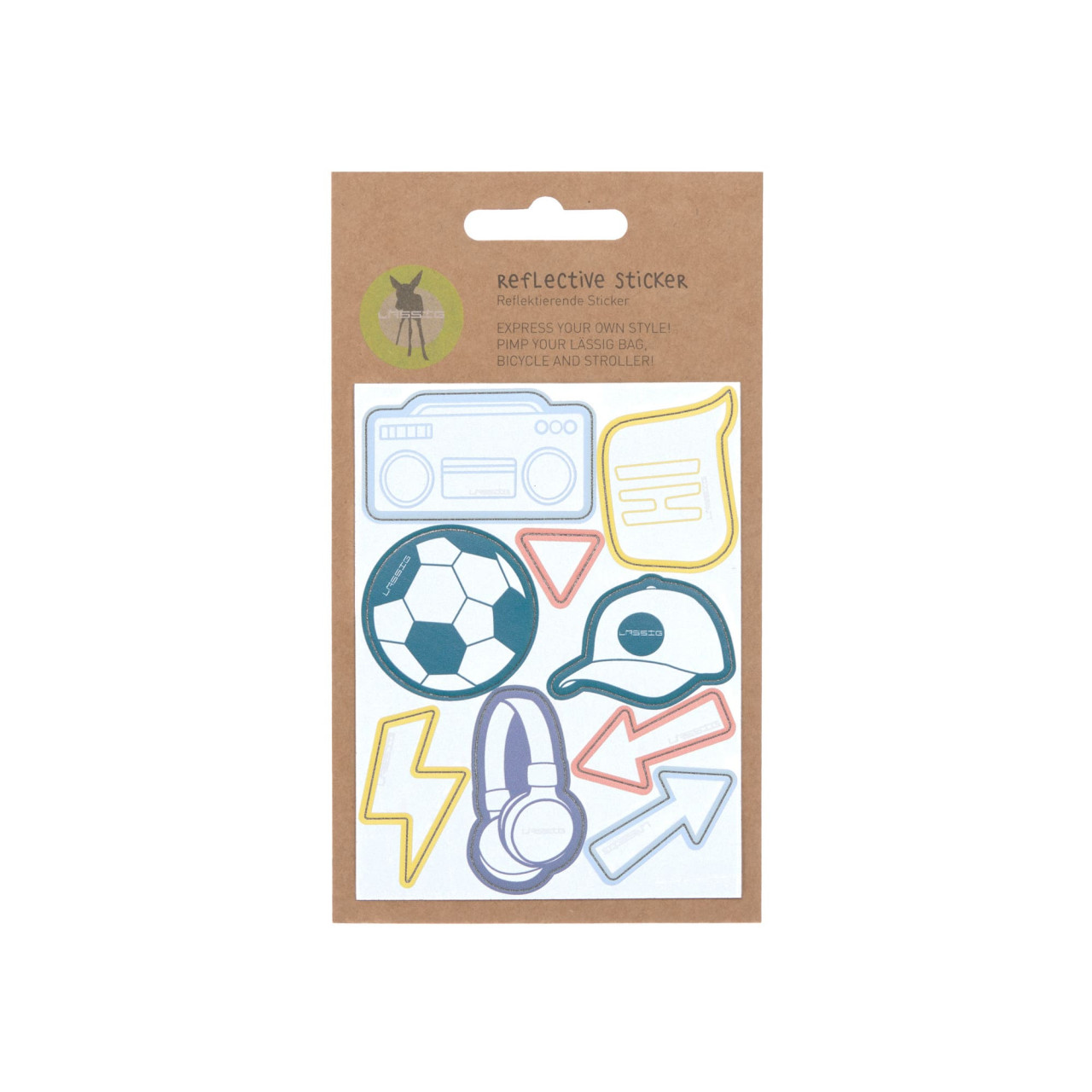 Lässig Reflektierende Aufkleber Rainbow