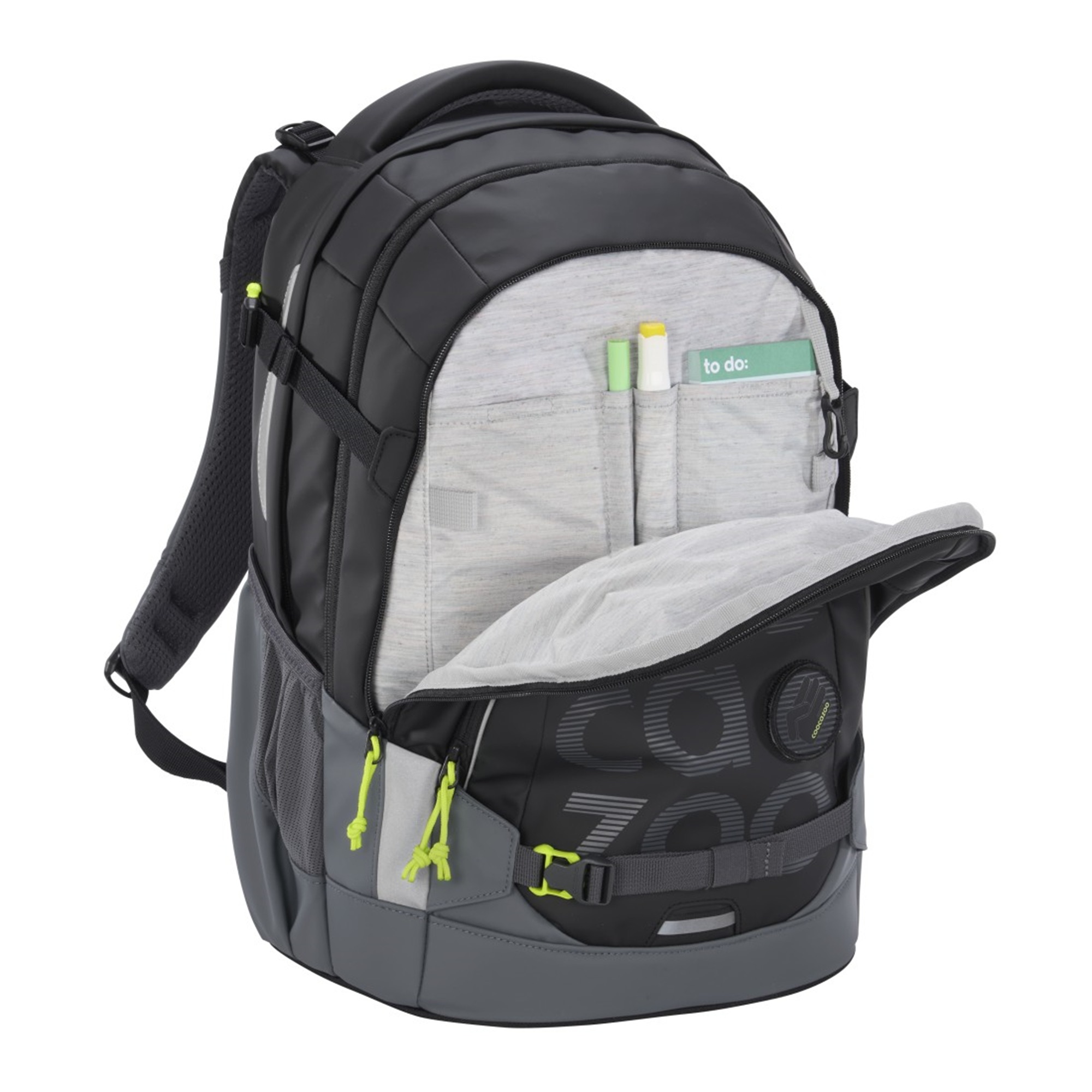 Coocazoo Mate Schulrucksack Tarp Black Coocazoo Mate Schulrucksack Tarp Black