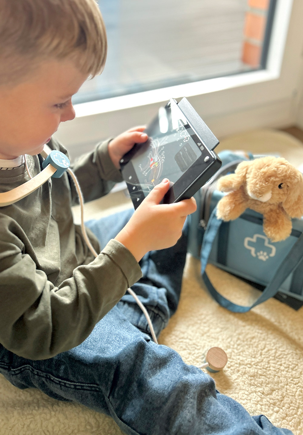 small foot Tierarzt-Tasche mit Hase braun