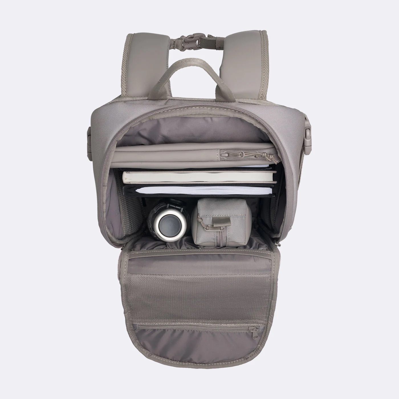 Beckmann Street Bold Schulrucksack Warm Grey Beckmann Street Bold Schulrucksack Warm Grey