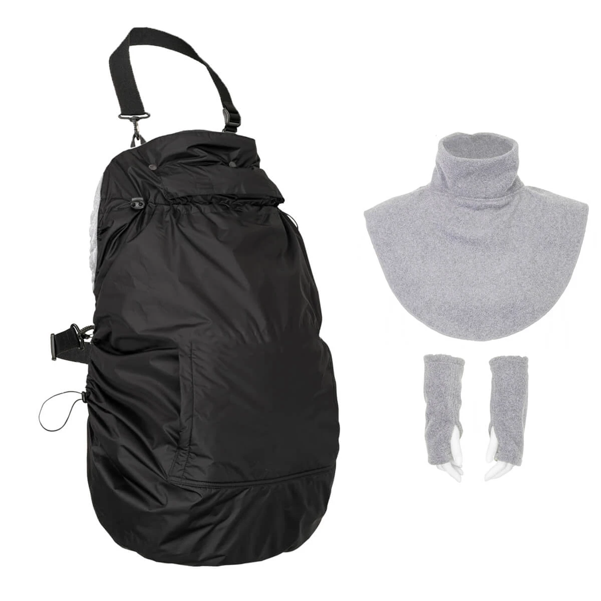 Hoppediz Fleece-Cover "3 in 1" Stone