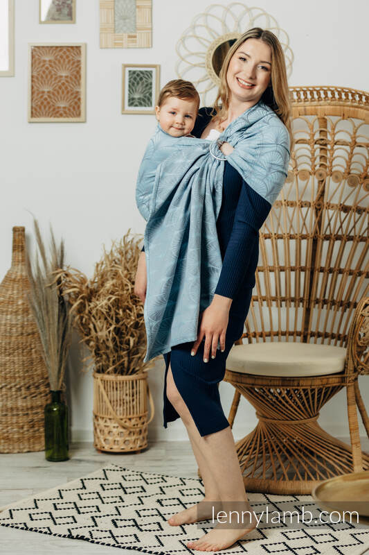 Lenny Lamb Ring Sling Deco Platinum Blue