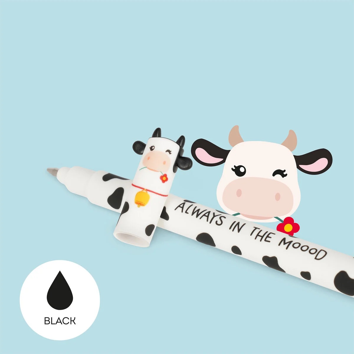 Legami Set mit 4 Löschbaren Gelstiften - Erasable Pen Bauernhoftiere